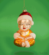 Santa Monk Ornament - Archie McPhee - 2