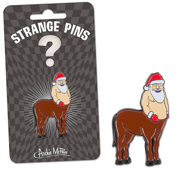 Santaur Enamel Pin