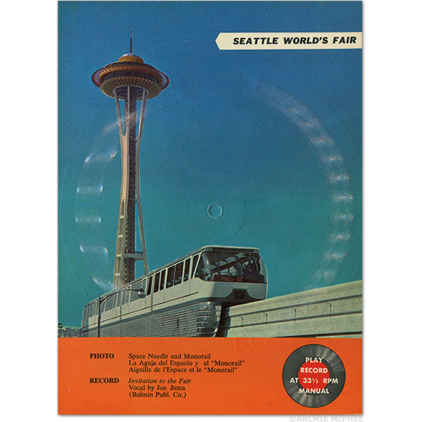 Seattle World's Fair Postcard Records Archie McPhee & Co.
